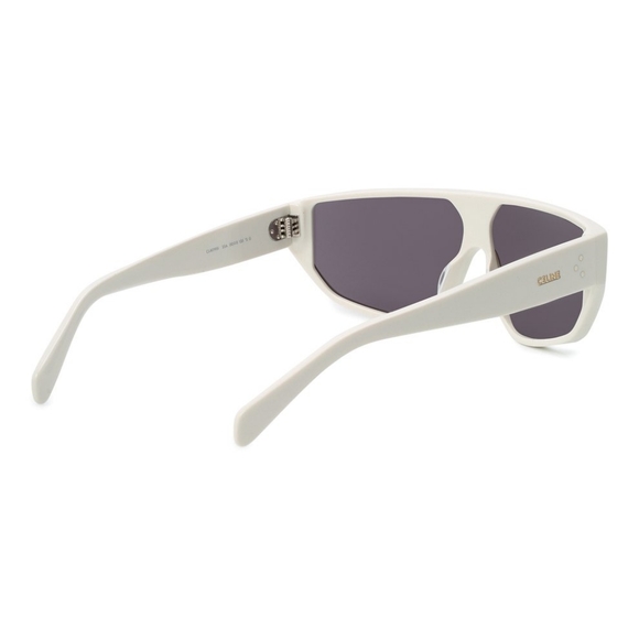 NEW CELINE UNISEX SHIELD WHITE EYEWEAR CL40195I 25A SUNGLASSES CL 40195I - Picture 4 of 5